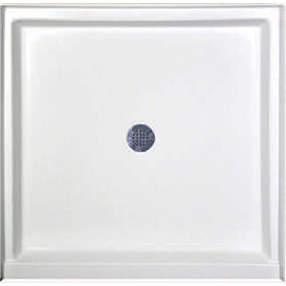 32 in. x 32 in. Single Threshold Shower Base in White price history on PriceWatchPro