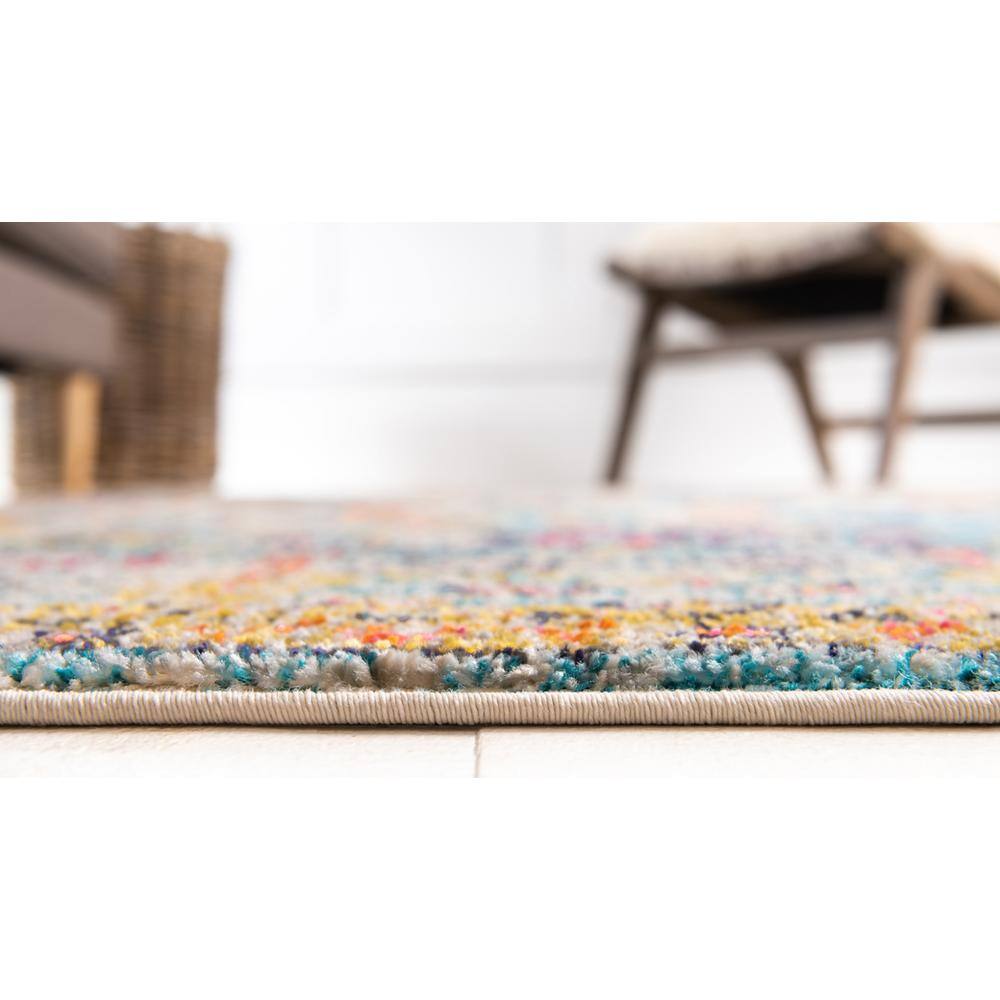 Monterey Blue 8' x 10' Stain-Resistant Polypropylene Rug