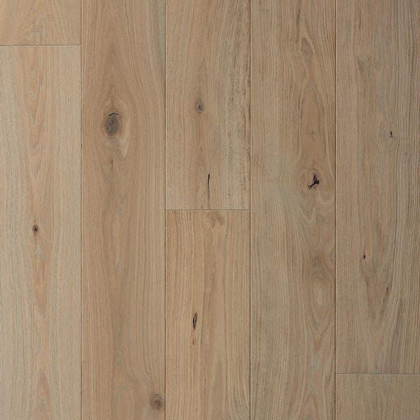 Malibu Wide Plank Take Home Sample - Crown French Oak Water Resistant Engineered Hardwood Flooring