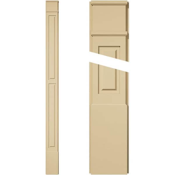 Ekena Millwork 2 in. D x 9 in. W x 120 in. L Primed Polyurethane Pilaster 1- Pack