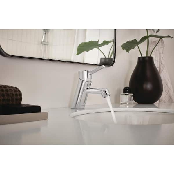 Precept Single-Handle Single Hole Bathroom Faucet in Chrome