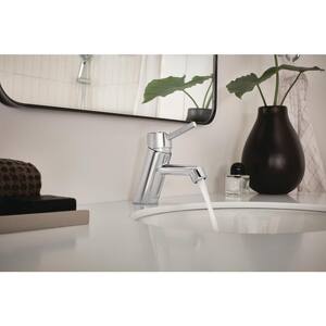 Precept Single-Handle Single Hole Bathroom Faucet with Metal Pop-Up Assembly and 0.5 GPM in Chrome