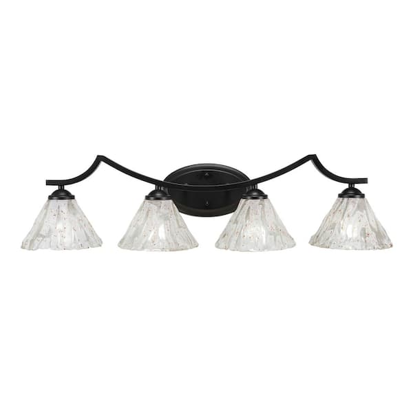 Unbranded Cleveland 8.5 in. 1-Light Matte Black Vanity Light