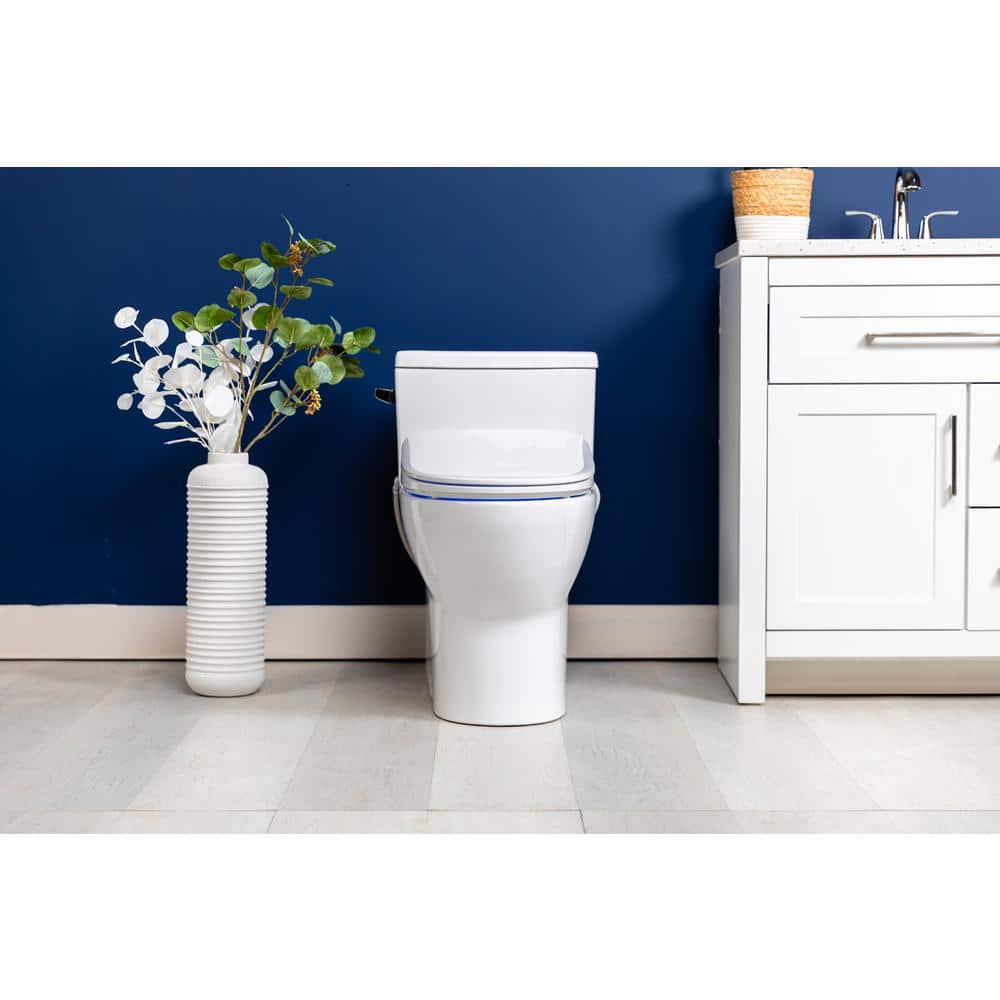 Alpha iX Pure Round White Electric Bidet Toilet Seat