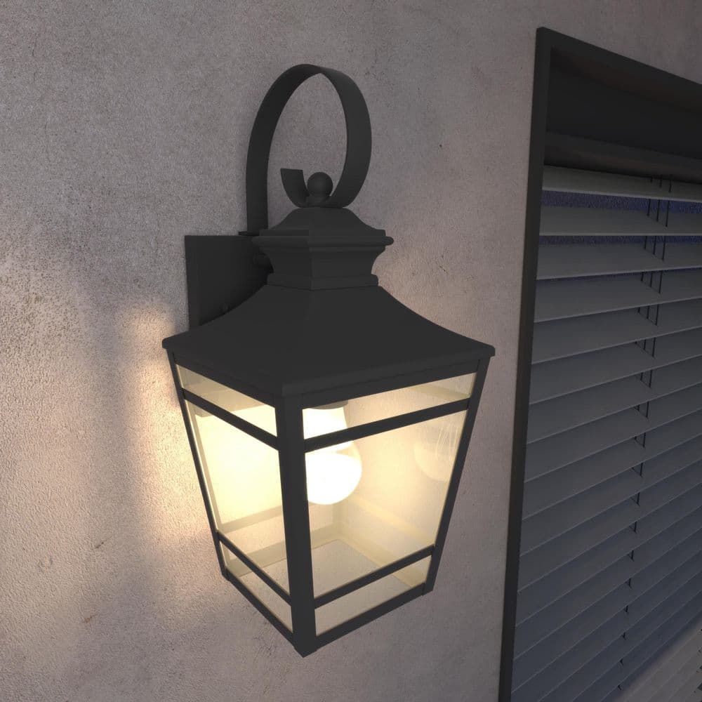 Large Outdoor Wall Lights, 16.5 in. Exterior Lighting Fixtures Wall Mount Outdoor Porch Lights Waterproof Black (2 Pack) price history on PriceWatchPro