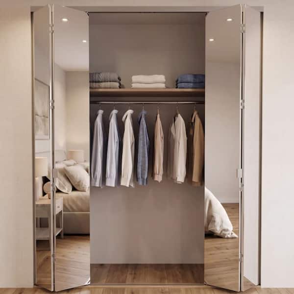 Impact Plus 60 in. x 80 in. Polished Edge Mirror Solid Core MDF