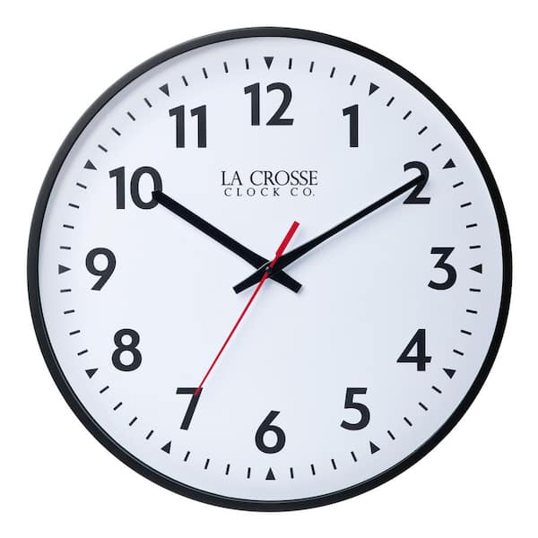 19 in. Commercial Silent Quartz Analog Wall Clock