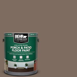 1 gal. #PPU5-03 Antique Earth Low-Lustre Enamel Interior/Exterior Porch and Patio Floor Paint