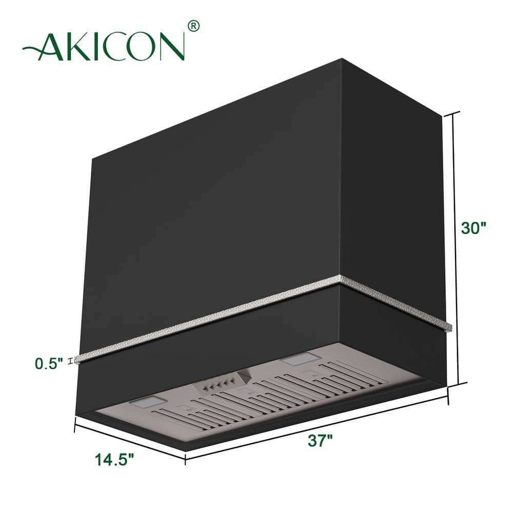 Akicon 36" Stainless Steel Wall Mount Range Hood