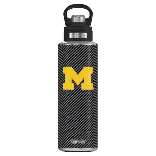 Tervis CL UNV OF MI CFIBER 40 oz. Wide Mouth Water Bottle Powder Coated Standard Lid