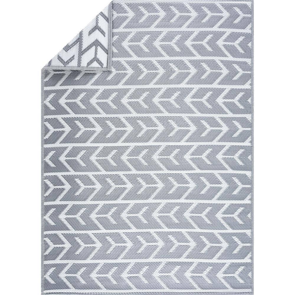 Amsterdam Design 6 ft. x 9 ft. Size Gray & White 100 Ecofriendly