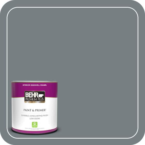 BEHR PREMIUM PLUS 1 qt. #BNC-39 Peak Point Eggshell Enamel Low Odor Interior Paint & Primer
