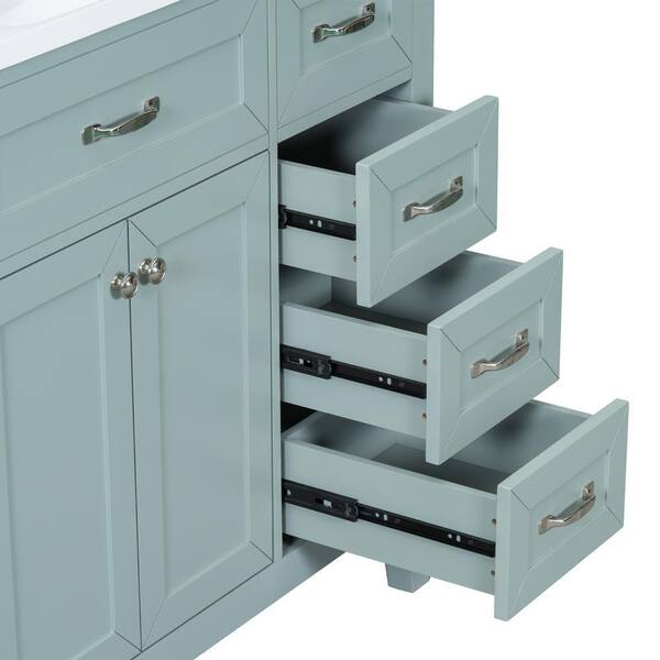 Xzkai 36 in. W x 18 in. D x 36 in. H Single Sink Bath Vanity in