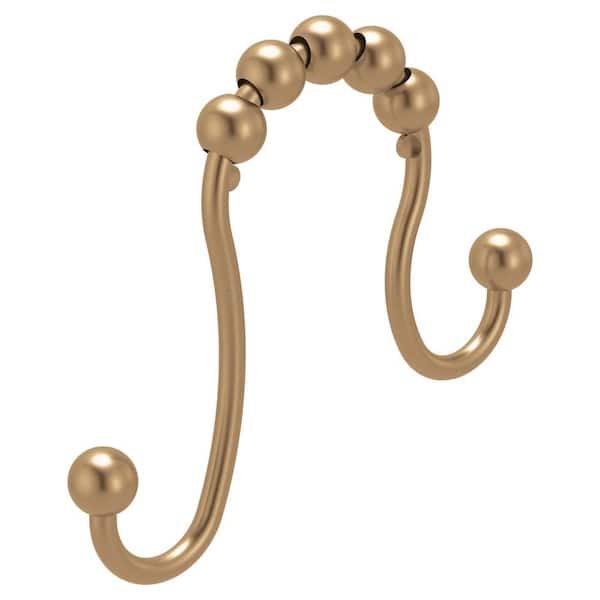 Shower Rings Stainless Steel Shower Curtain Rings/Hooks in Bronzed Gold