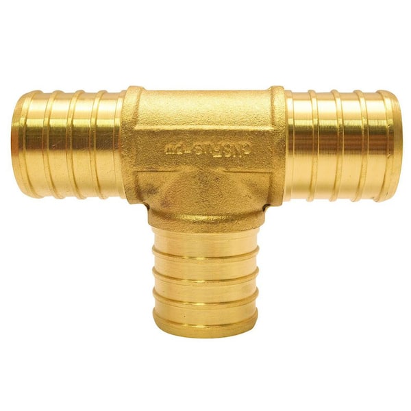 Apollo 1 in. Brass PEX-B Barb Tee