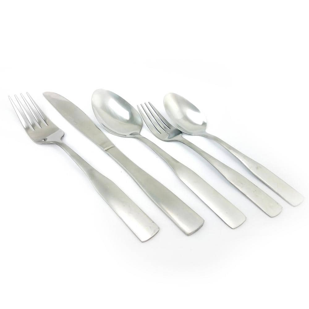 Gibson Home Abbeville 61-Piece Stainless Steel Flatware Set with Wire ...