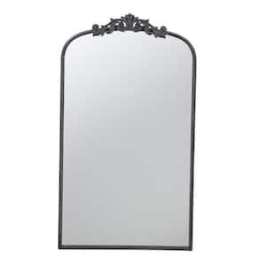 24 in. W x 41.7 in. H Wood Black Vanity Mirror