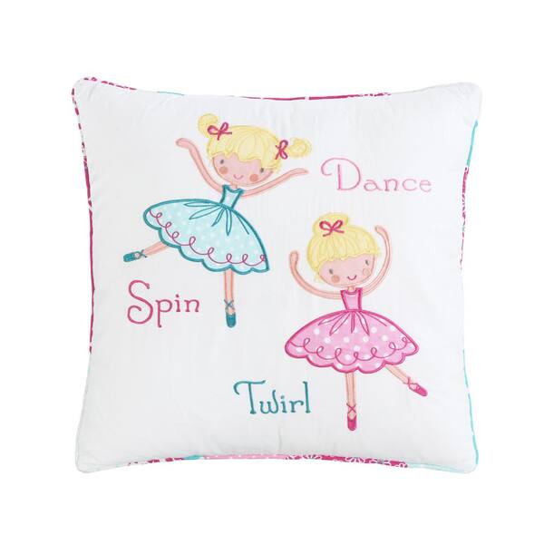 ballerina throw pillow