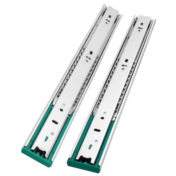 10-Pair 22 in. Soft Close Drawer Slides, Heavy Duty Side Mount Dresser Cabinet Rails, Kitchen Cabinet Drawer Runners