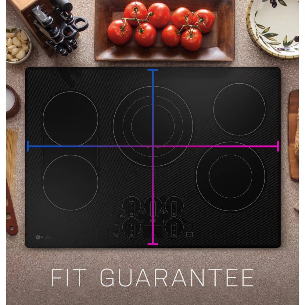 30-Inch Black Induction Cooktop with Touch Control