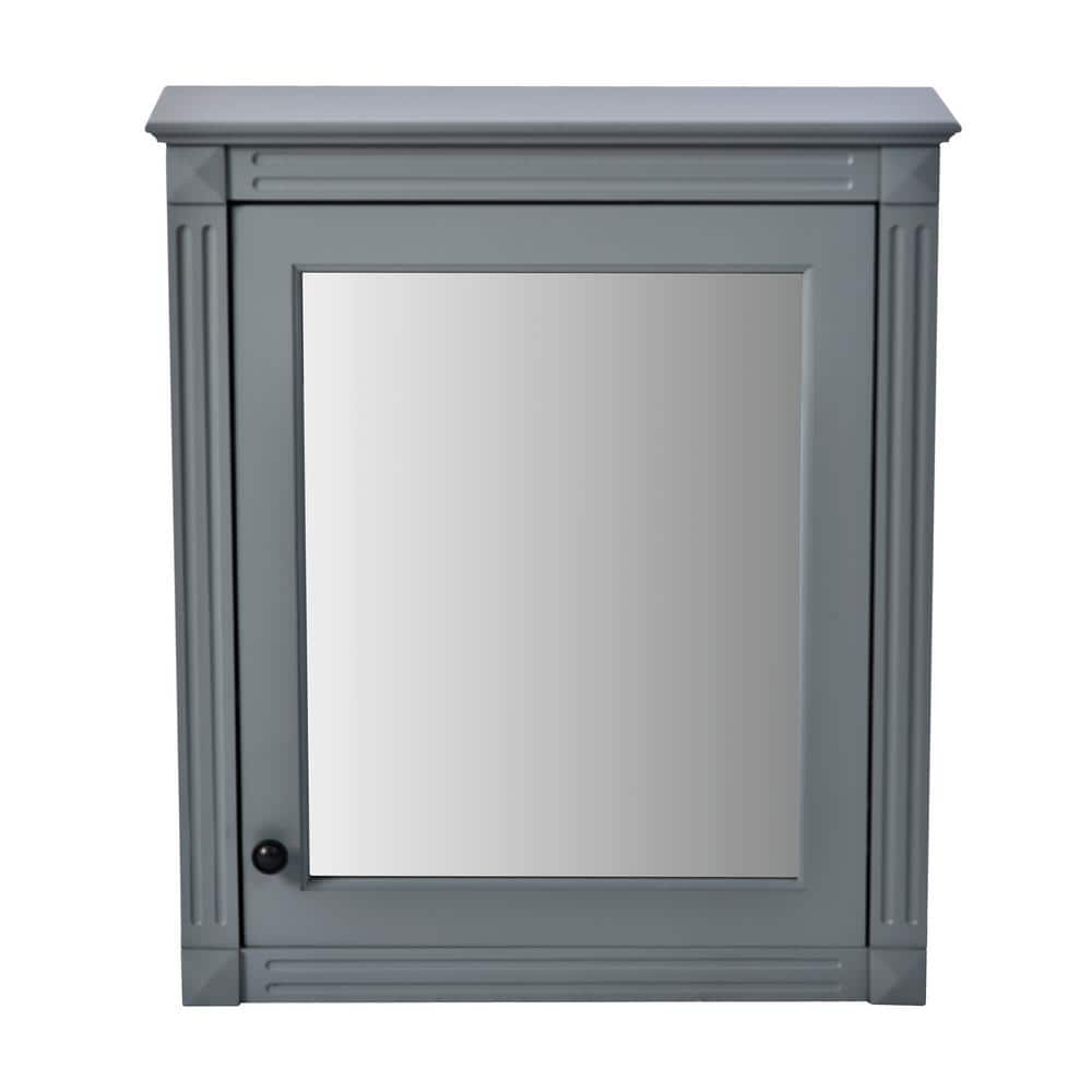 24.01 in. W x 27.76 in. H Rectangular Wood Medicine Cabinet with Mirror, Bathroom Mirror Cabinet with Adjustable Shelf price history on PriceWatchPro