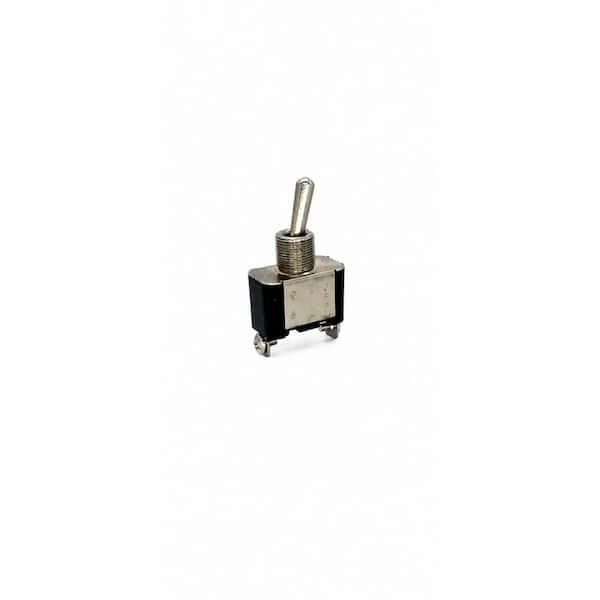 6 Amp Single-Pole Medium Duty Toggle Switch Silver 1-Pack NHE-TS-3