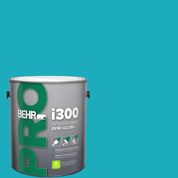 BEHR PRO 1 gal. #P470-5 Placid Sea Semi-Gloss Interior Paint