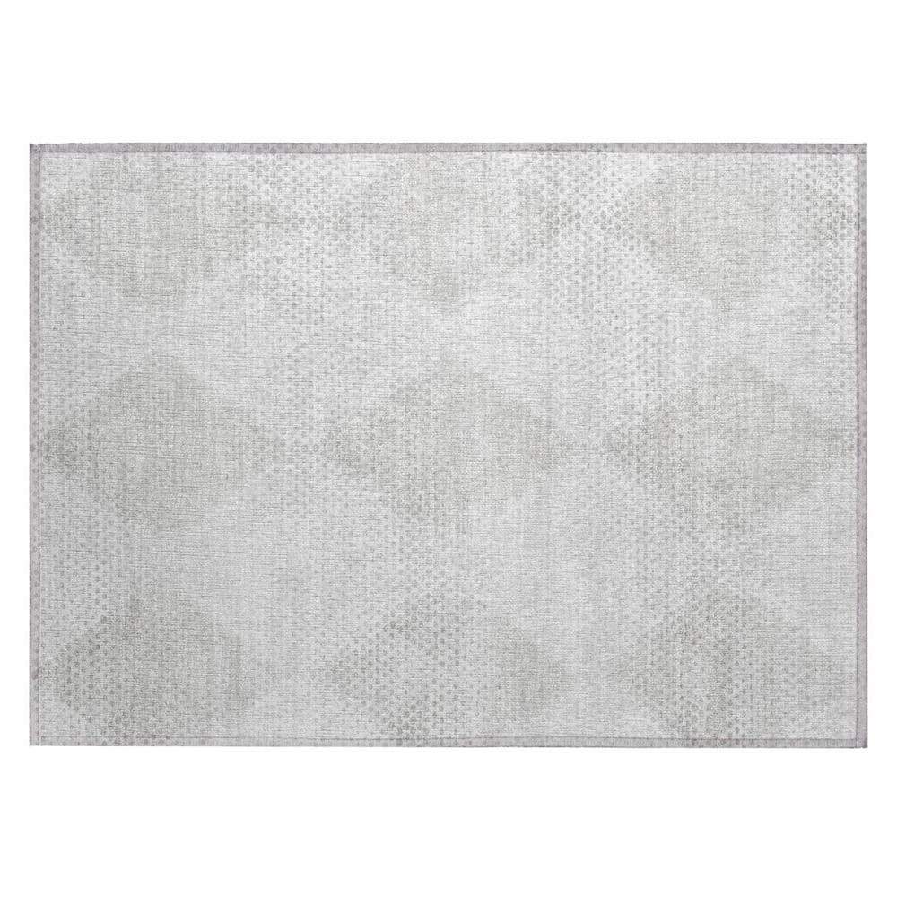 Ivory 2 ft. x 3 ft. Woven Geometric Rectangle Indoor/Outdoor Area Rug price history on PriceWatchPro