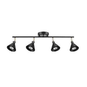 Globe Electric Tristan 1-Light Matte White Dimmable Plug-In or Hardwire ...