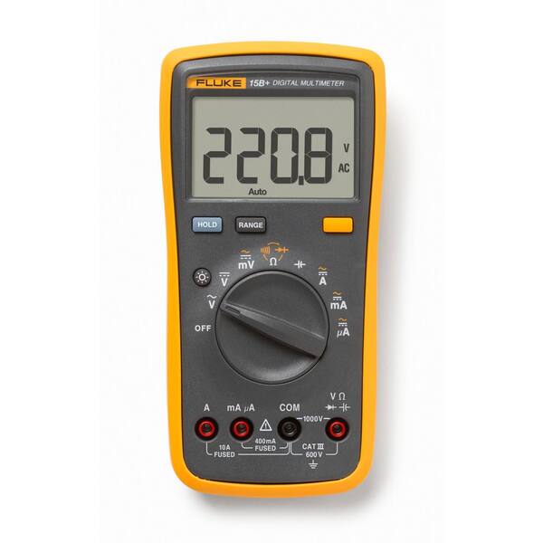 FLUKE 15B+ Digital Multimeter 4404210 - The Home Depot