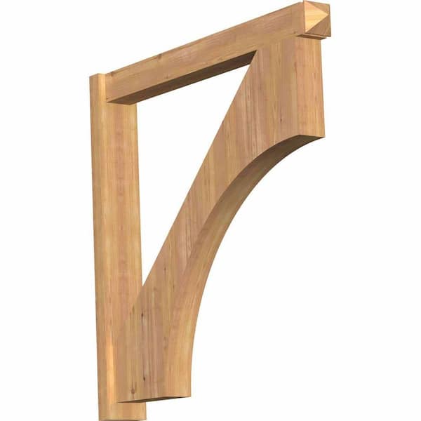 Ekena Millwork 6 in. x 42 in. x 42 in. Westlake Arts and Crafts Smooth Western Red Cedar Outlooker