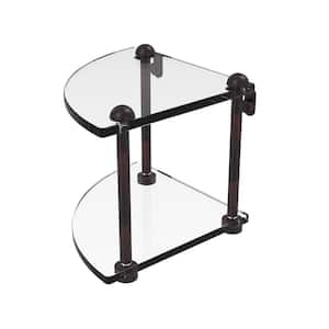 Allied Brass 9 in. Vanity Top 3 Swing Arm Guest Towel Holder with 