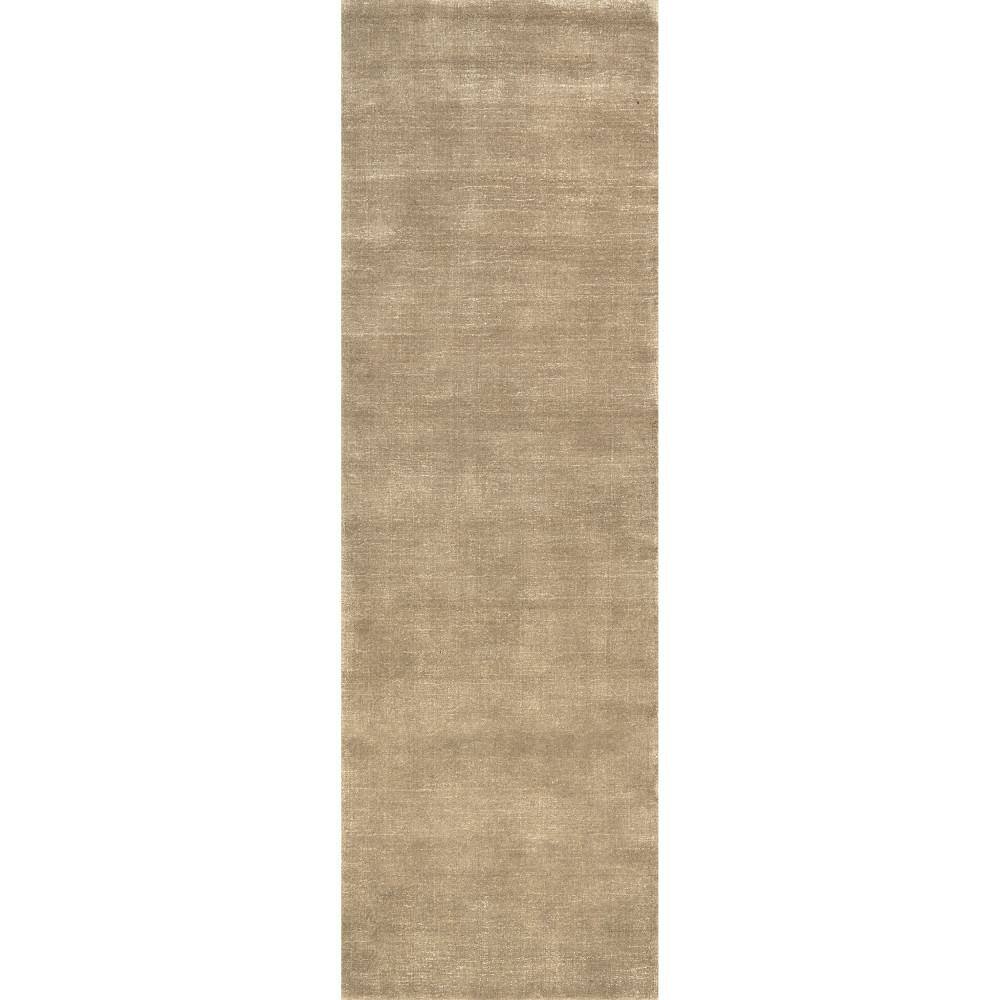RUGS USA Arvin Olano Arrel Speckled Wool-Blend Fawn 3 ft. x 8 ft ...