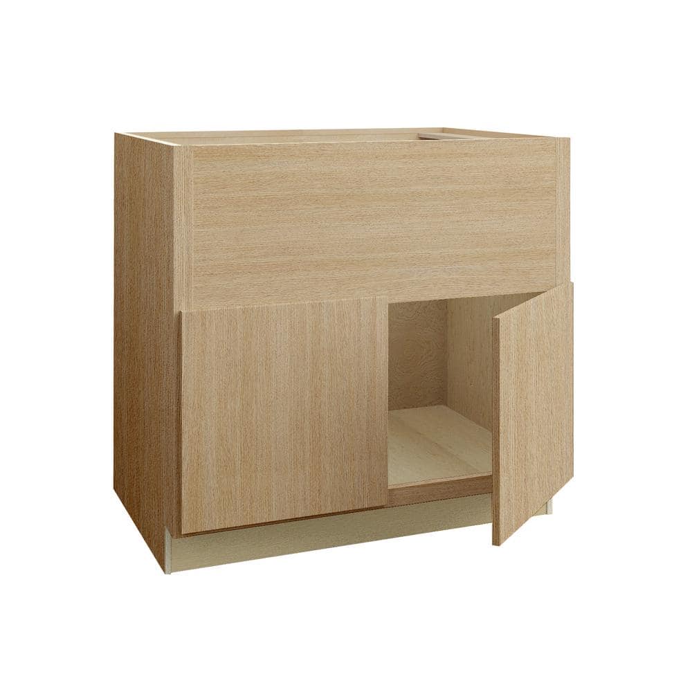 Hargrove 36 in. W x 24 in. D x 34.5 in. H Assembled Plywood Farm Sink Base 