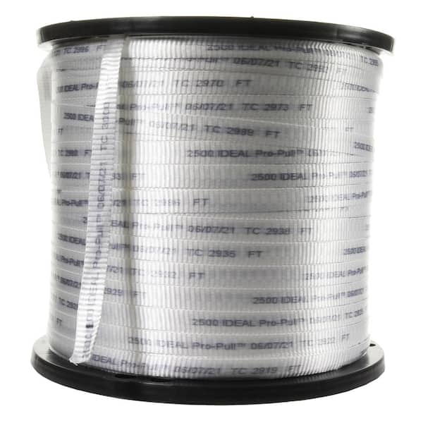IDEAL 3/4 in. x 3000 ft. Reel Pro-Pull Measuring Pull Tape Tensile Strength  2500 lbs. 31-2500-30 - The Home Depot