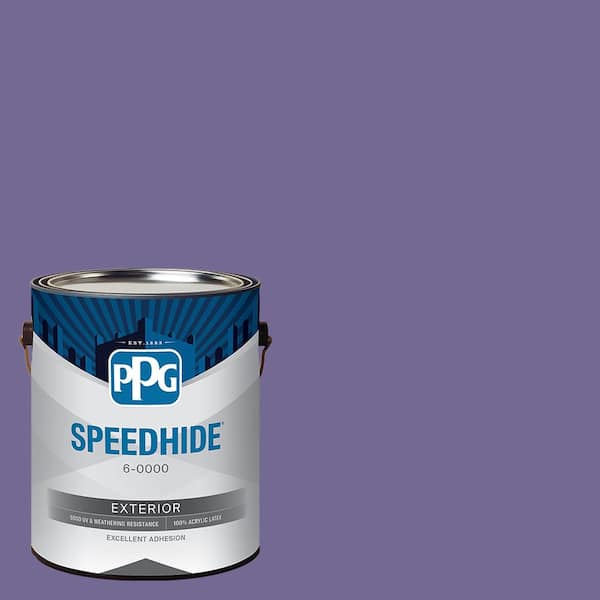 SPEEDHIDE 1 gal. PPG1175-6 Purple Grapes Semi-Gloss Exterior Paint