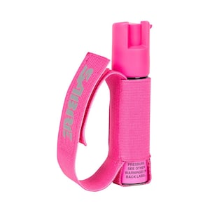 Sabre Pepper Spray with Finger Grip & Key Ring, Pink - HC-PK-23OC