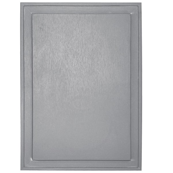 Builders Edge 10 in. x 14 in. #016 Gray Super Jumbo Universal Mounting Block