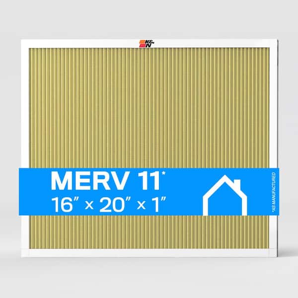 K&N 16 in. x 20 in. x 1 in. MERV 11 Pleated Air Filter