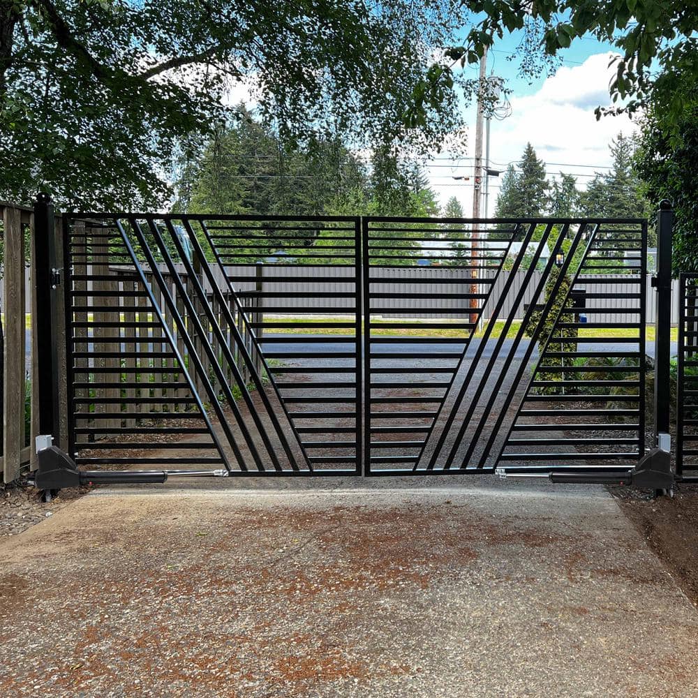 Smart Dual Swing Gate Opener Kit with Remote Control