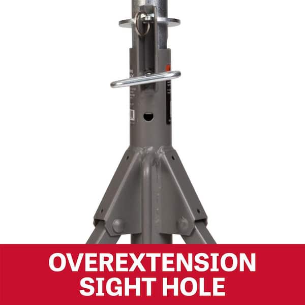 Jet Folding Pipe Jack Stand w/ Steel Rollers JPJ-FLD-SR - The Home