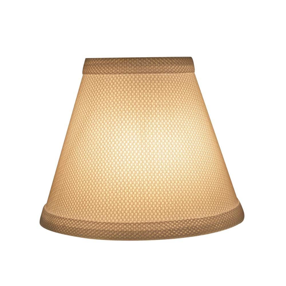 White Network Fabric Empire Chandelier Lamp Shades Set of 9