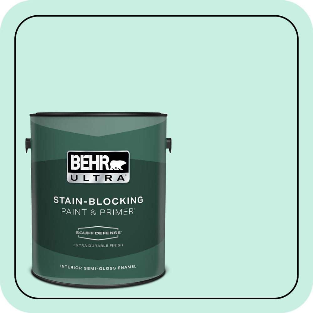 1 gal. #P430-1 Summer House Extra Durable Semi-Gloss Enamel Interior Paint & Primer price history on PriceWatchPro