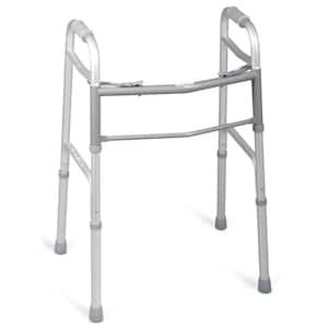 Medline MDS86410XWW - Bariatric Folding Walker with 5 Wheels