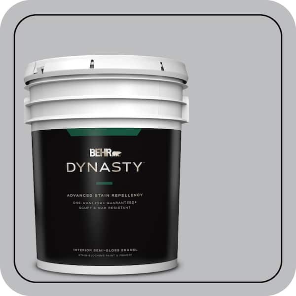 BEHR DYNASTY 5 gal. #N530-3 High Speed Access One-Coat Hide Semi-Gloss Enamel Interior Stain-Blocking Paint & Primer
