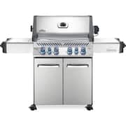 Prestige 500 6-Burner Natural Gas Grill in Stainless Steel with Infrared Side and Rear Burners