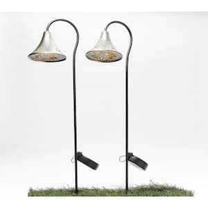 27 in. Bumblebee Solar Lanterns with Stake (2-Pack)