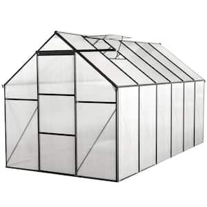 6 ft. x 12 ft. Outdoor Patio DIY Black Greenhouse