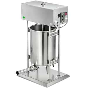30 L Electric Sausage Stuffer with 5 Filling Funnels Meat Stuffer with Variable Speed Control for Restaurants