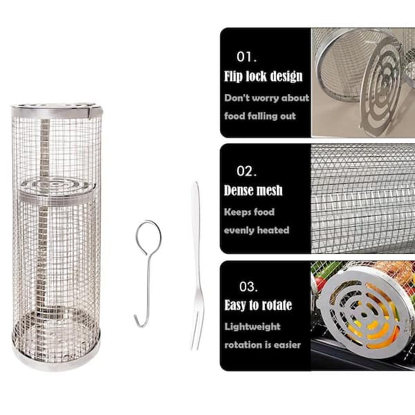 Dehydrator Rack Compatible with Chef-man 6.3 Quart Digital Air Fryer, 3Pack  , 304 Stainless Steel Air Fryer Rack Air Fryer Dehydrator Accessories 